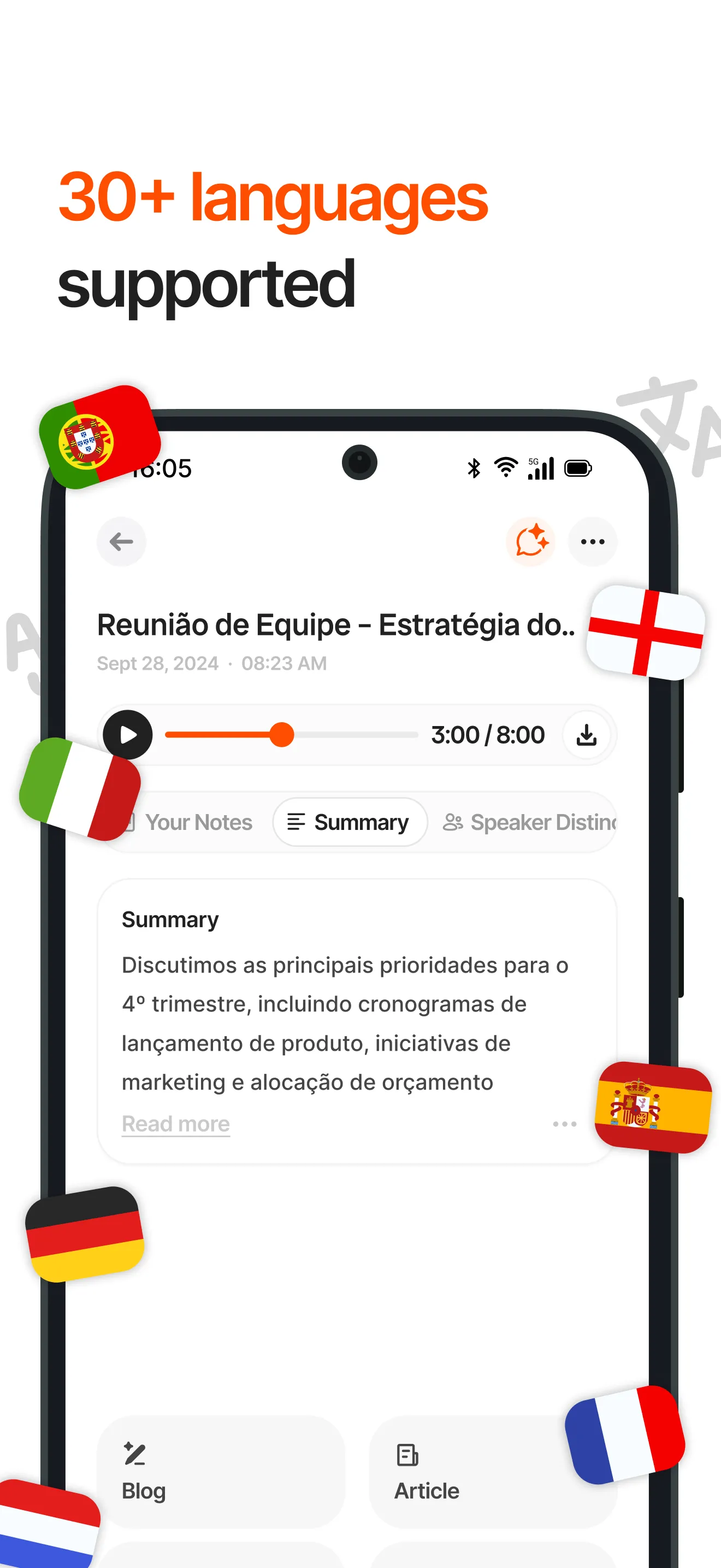 Audionotes: Notes & Minutes AI | Indus Appstore | Screenshot