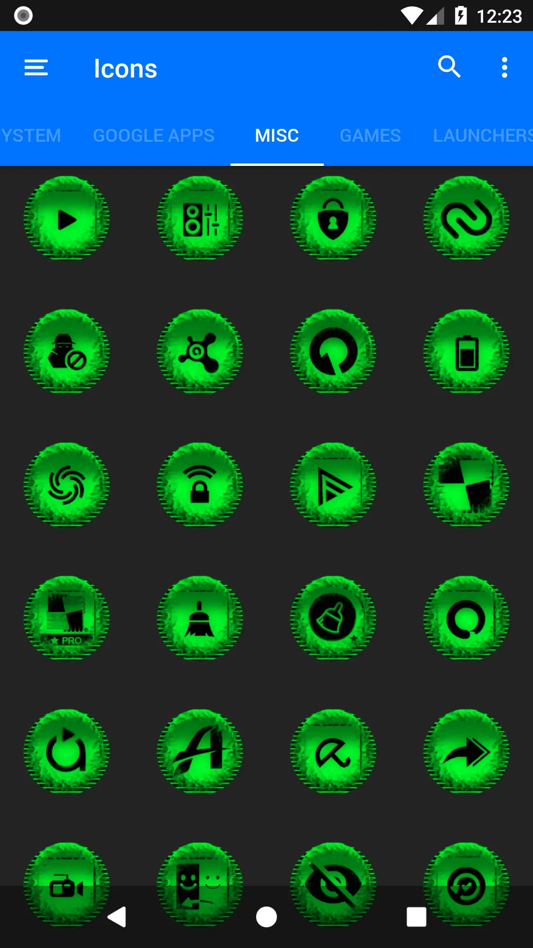 Green Icon Pack Style 5 | Indus Appstore | Screenshot