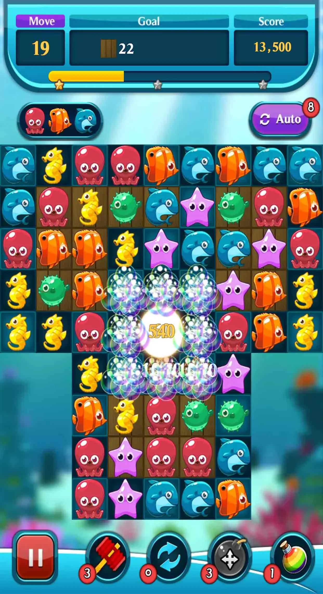 Ocean Match Puzzle | Indus Appstore | Screenshot