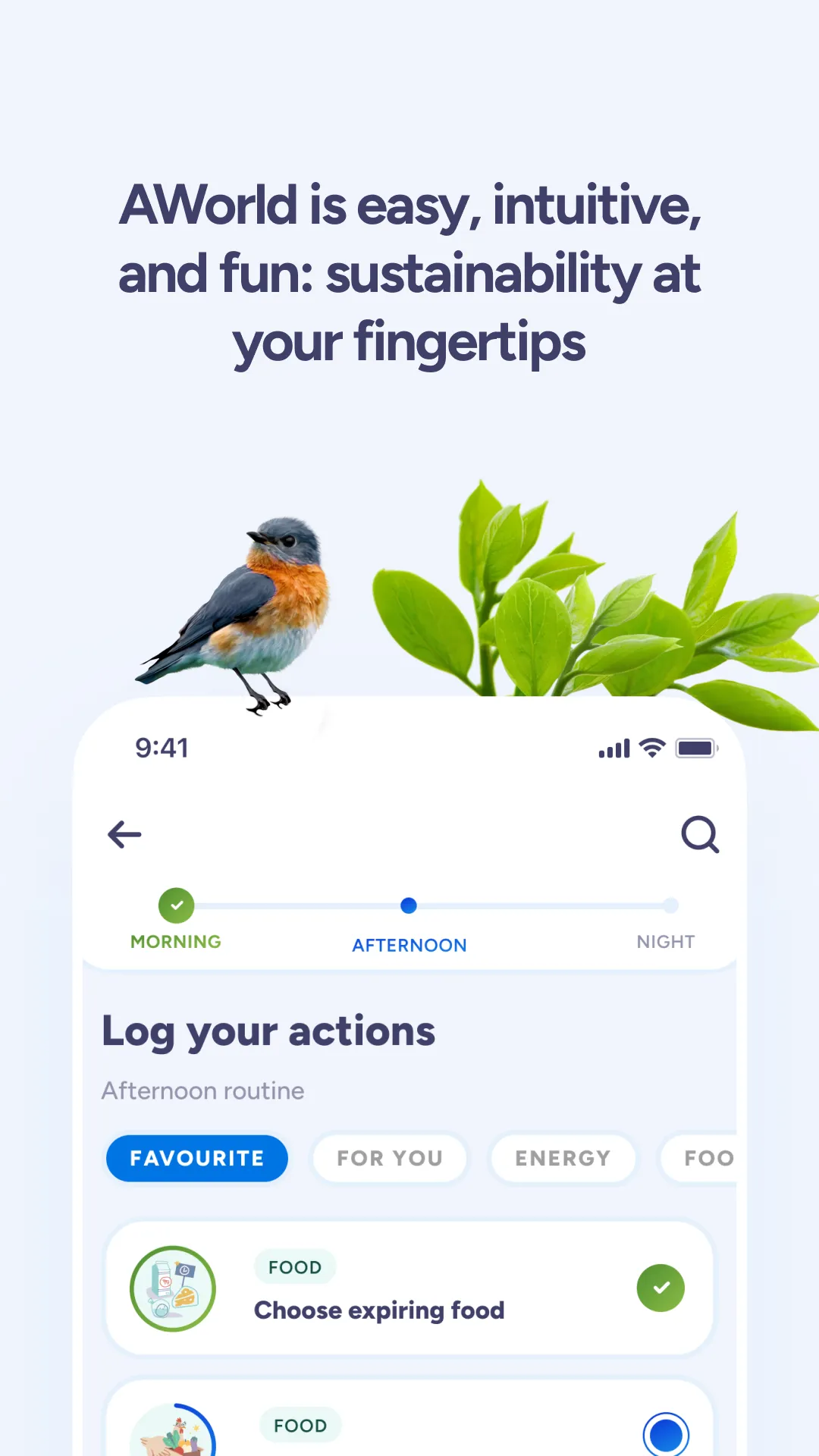 AWorld in support of ActNow | Indus Appstore | Screenshot