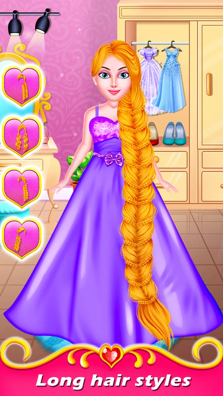 Princess Long Hair Salon | Indus Appstore | Screenshot