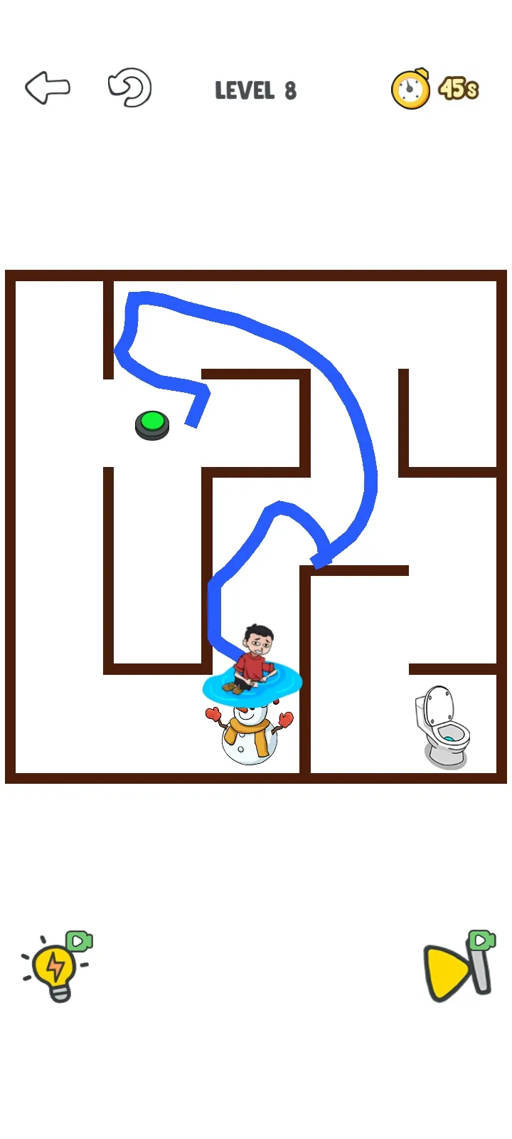 Toilet Maze: Rush to Pee | Indus Appstore | Screenshot