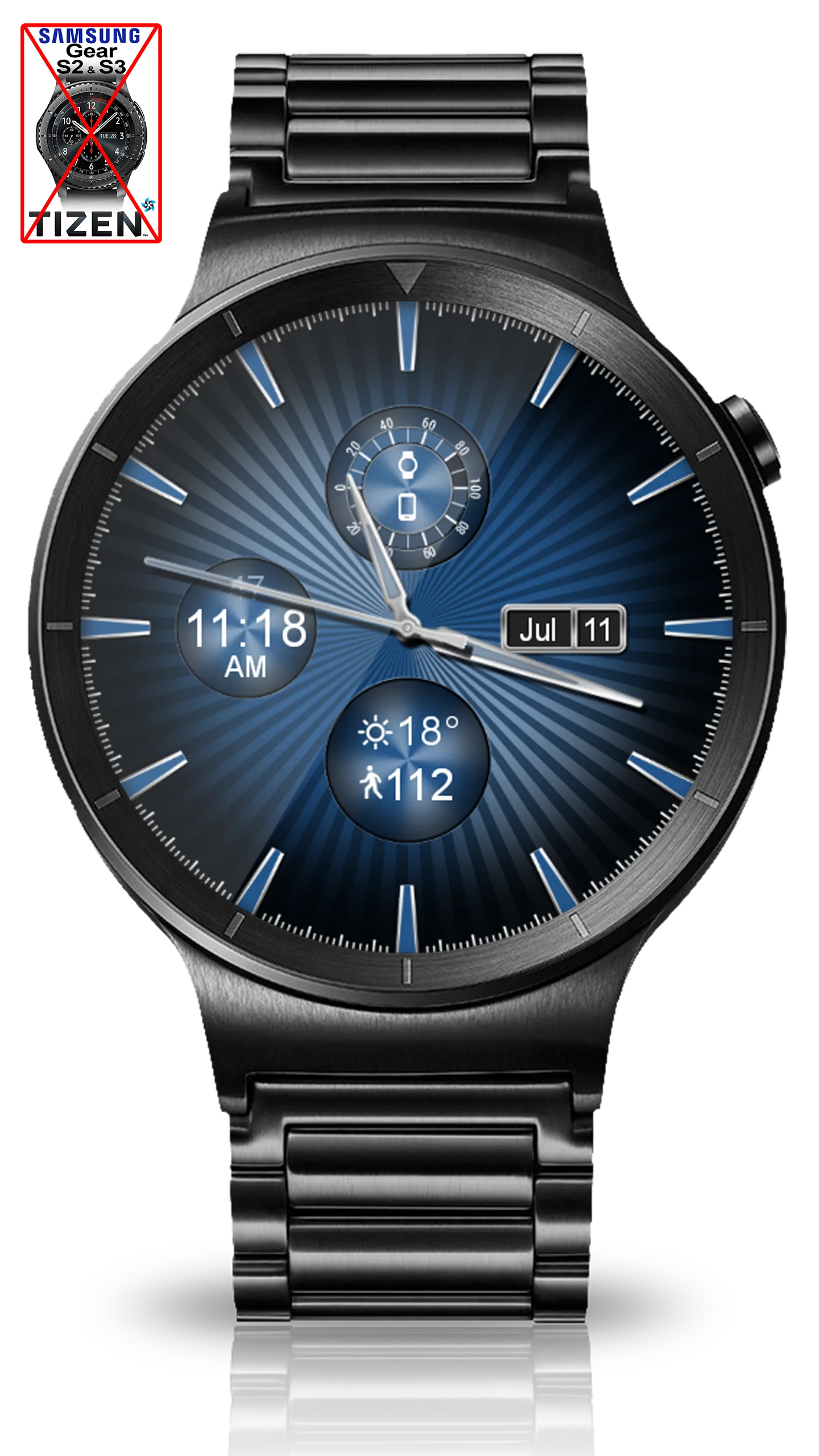 Sleek Shine HD Watch Face | Indus Appstore | Screenshot