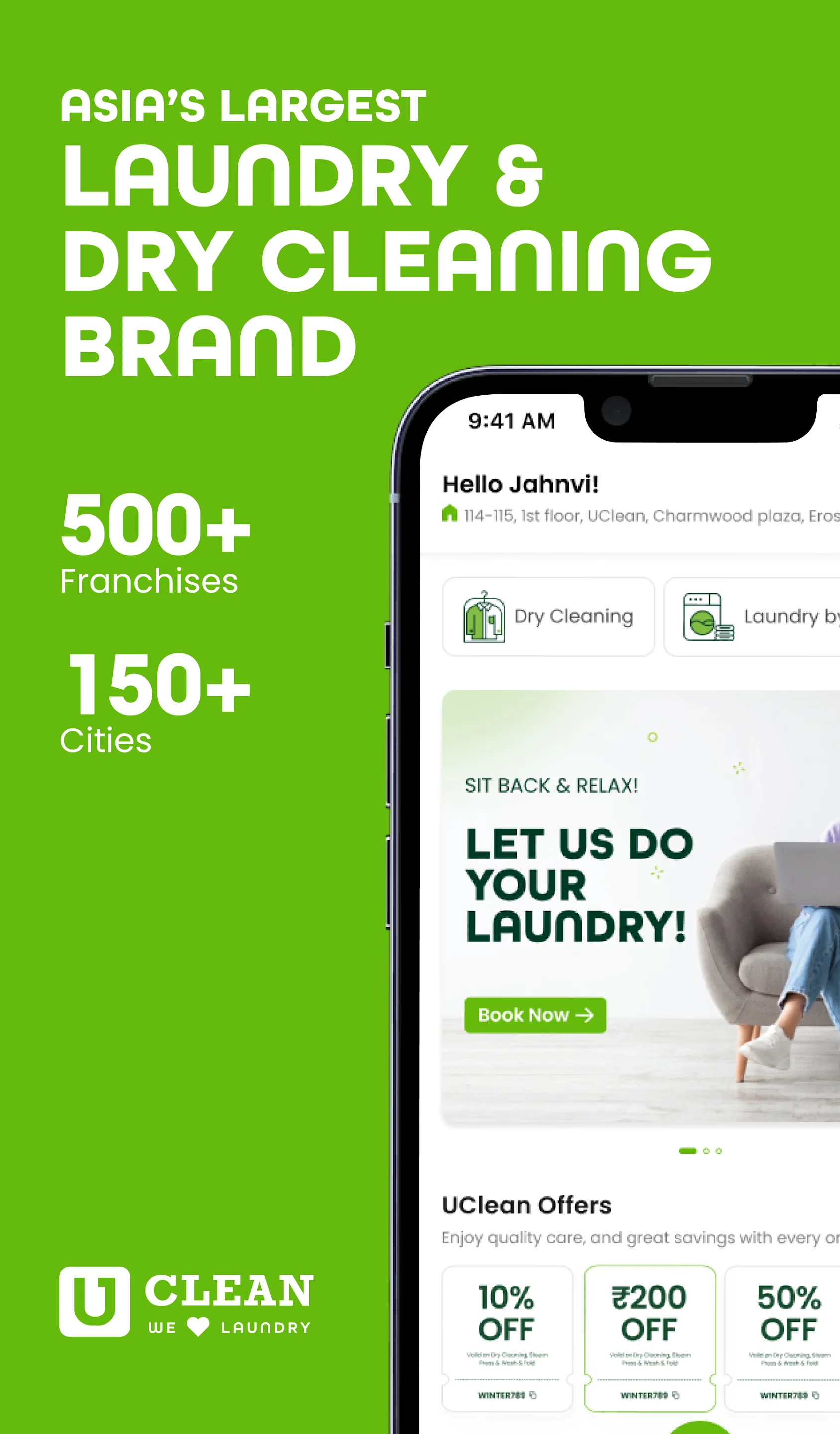 UClean: Laundry & Dry Cleaning | Indus Appstore | Screenshot