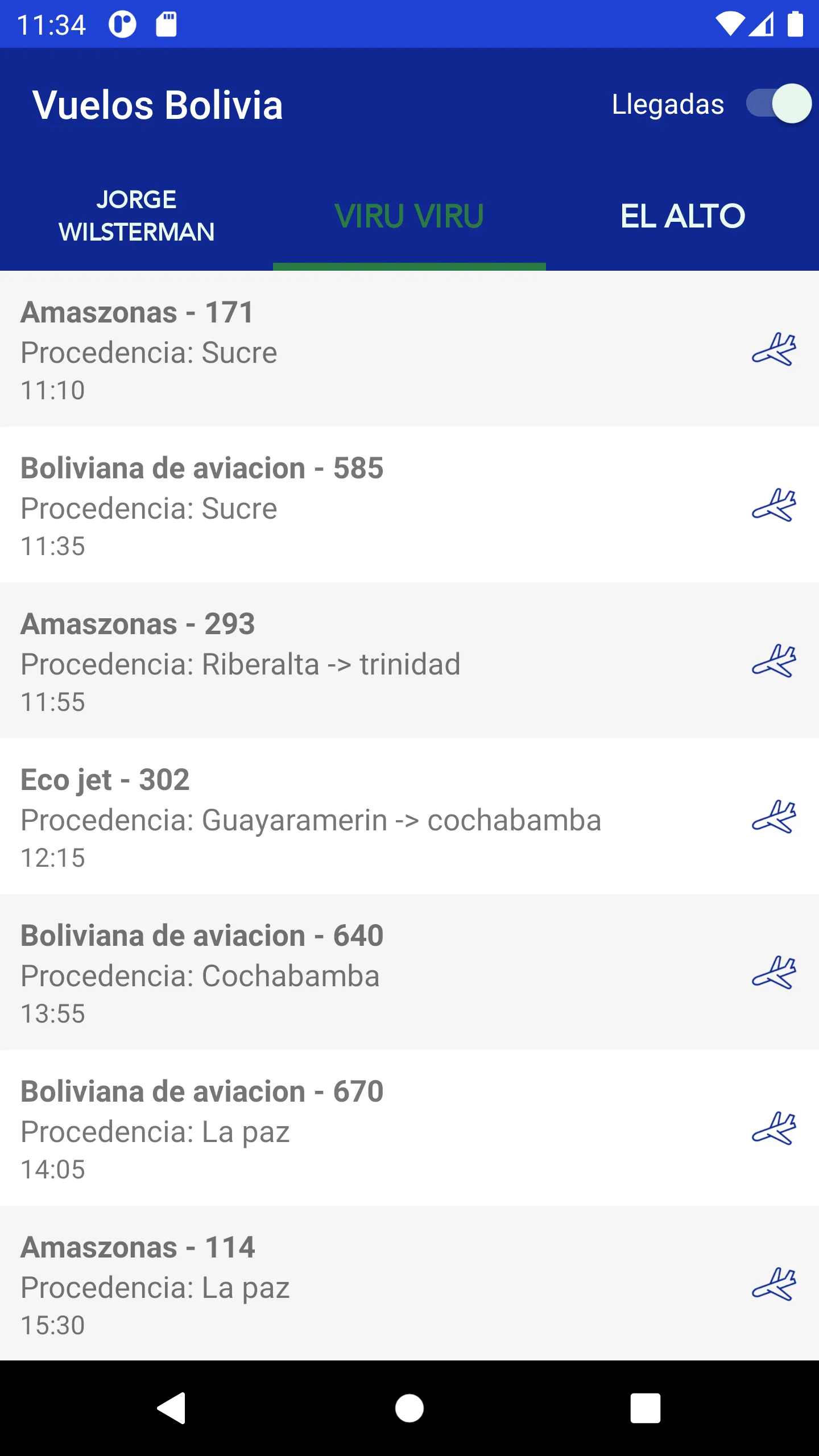 Vuelos Bolivia | Indus Appstore | Screenshot