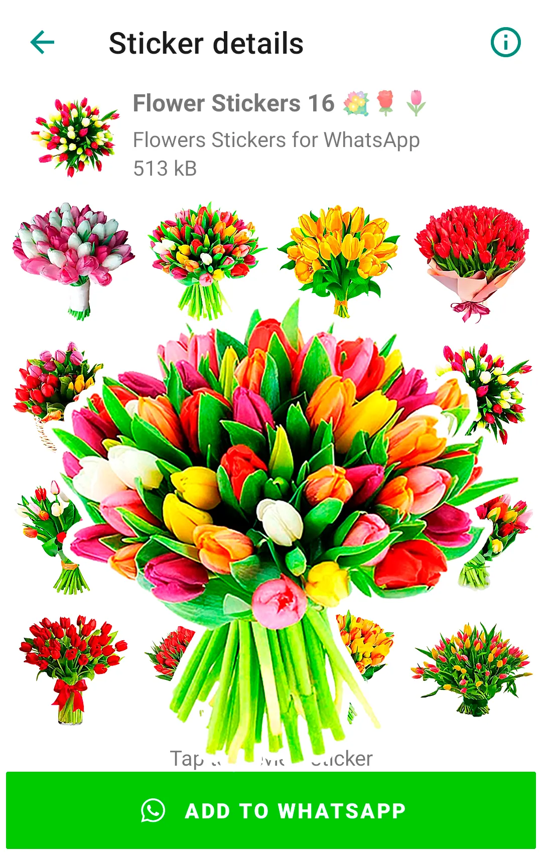 Flowers Stickers for WhatsApp | Indus Appstore | Screenshot