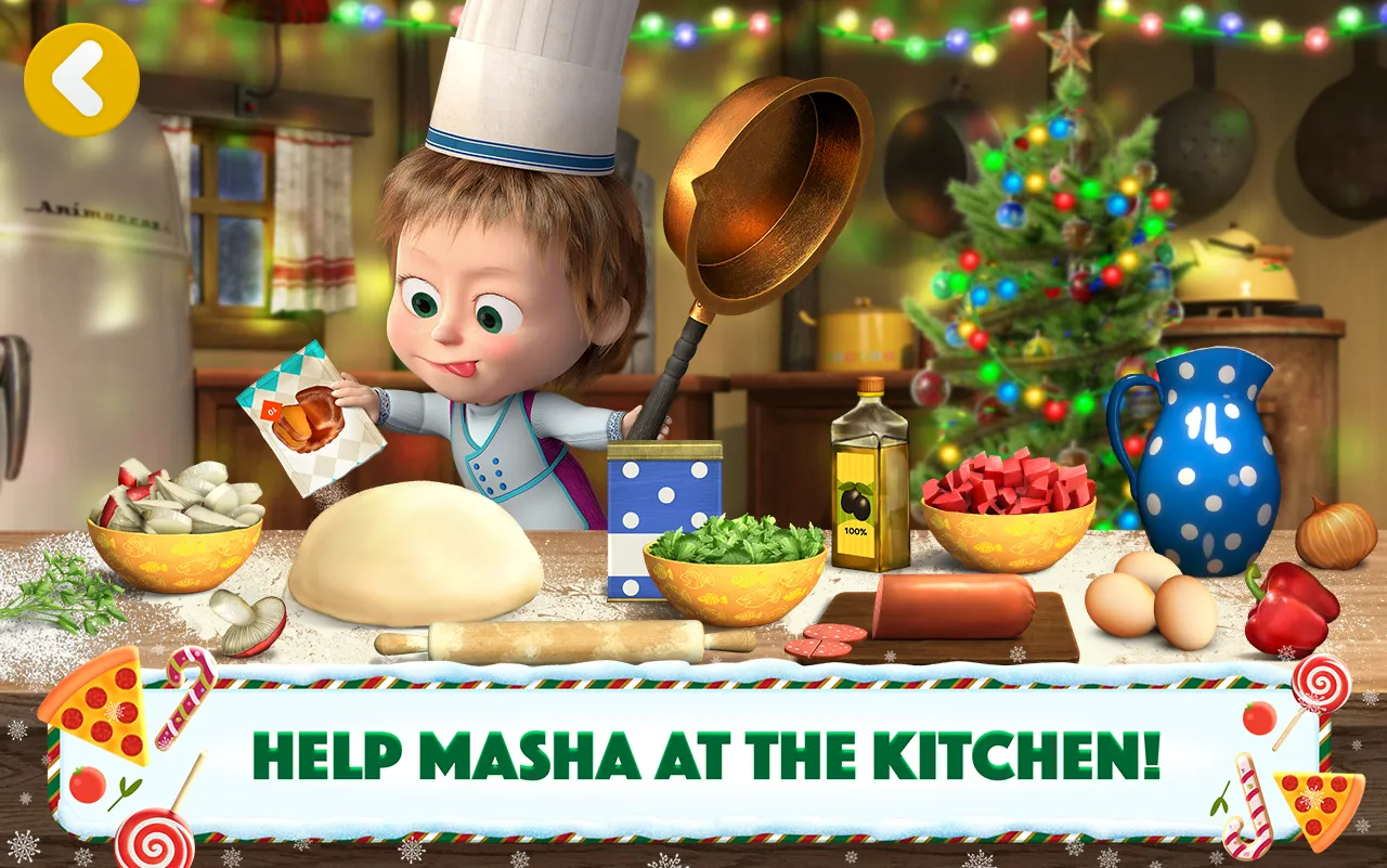 Masha and the Bear Pizza Maker | Indus Appstore | Screenshot