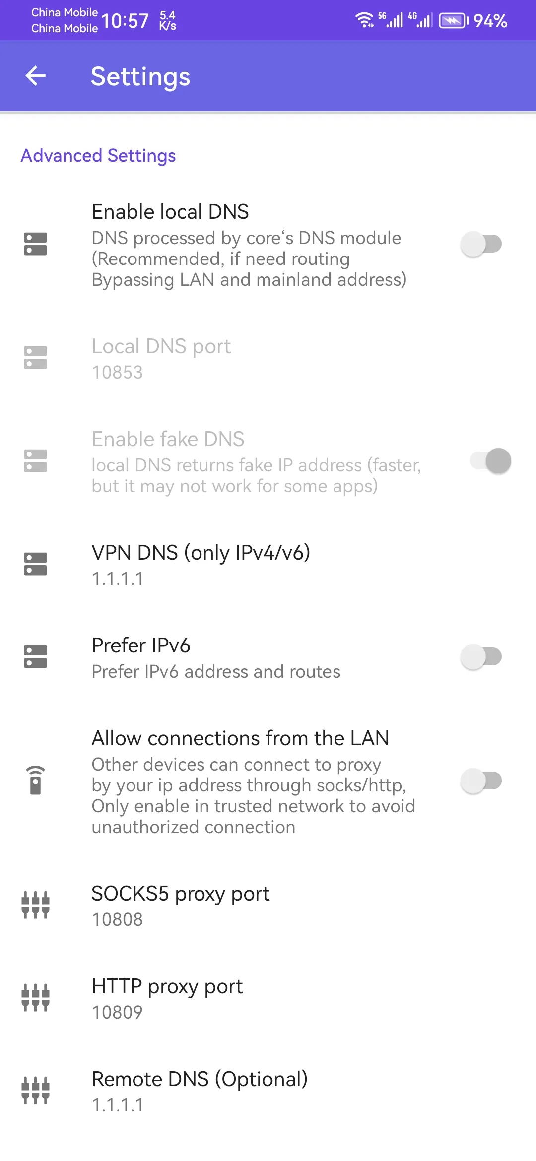 Shadowrocket for android | Indus Appstore | Screenshot