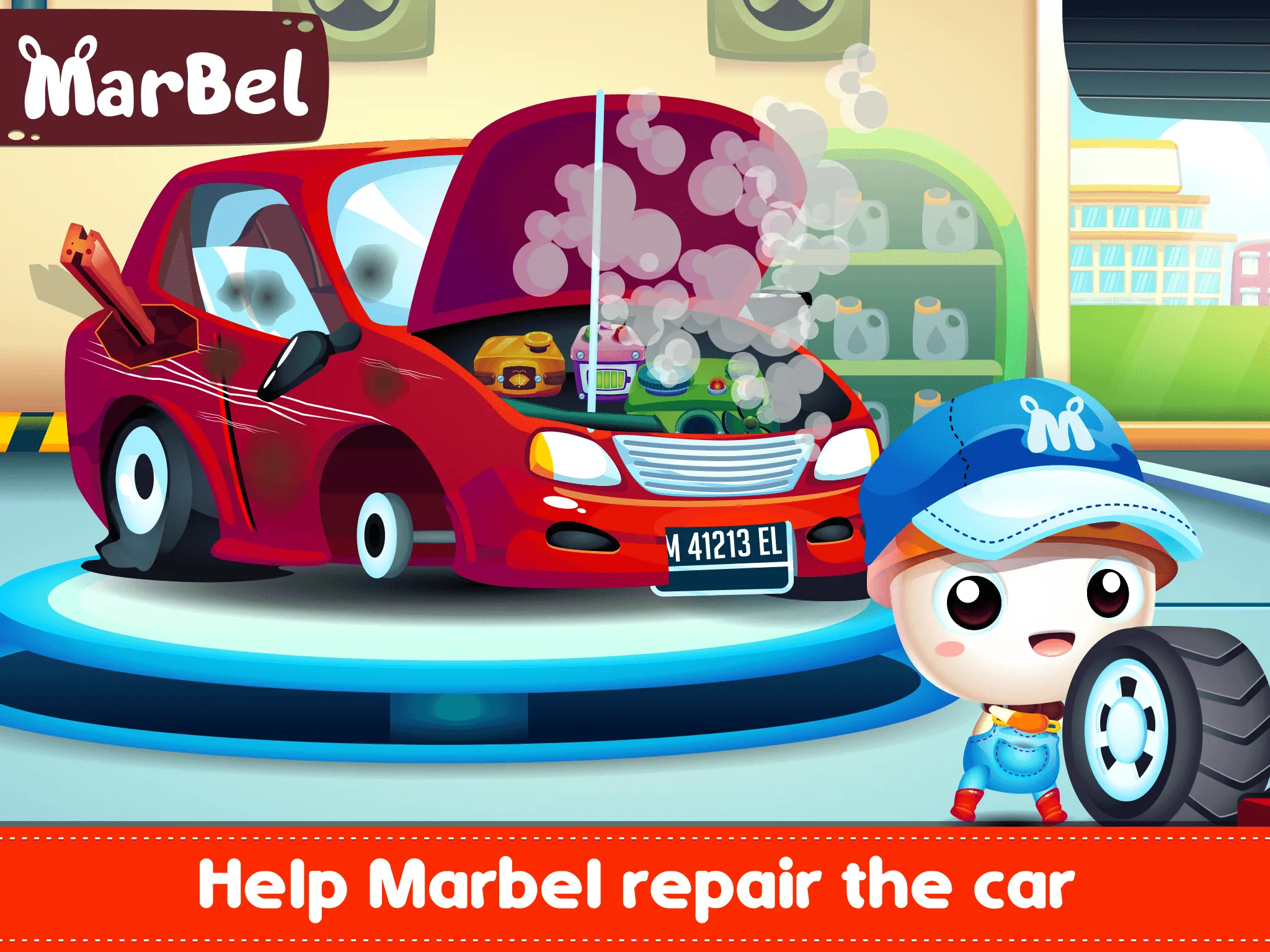 Marbel Auto Repair Shop Kids | Indus Appstore | Screenshot