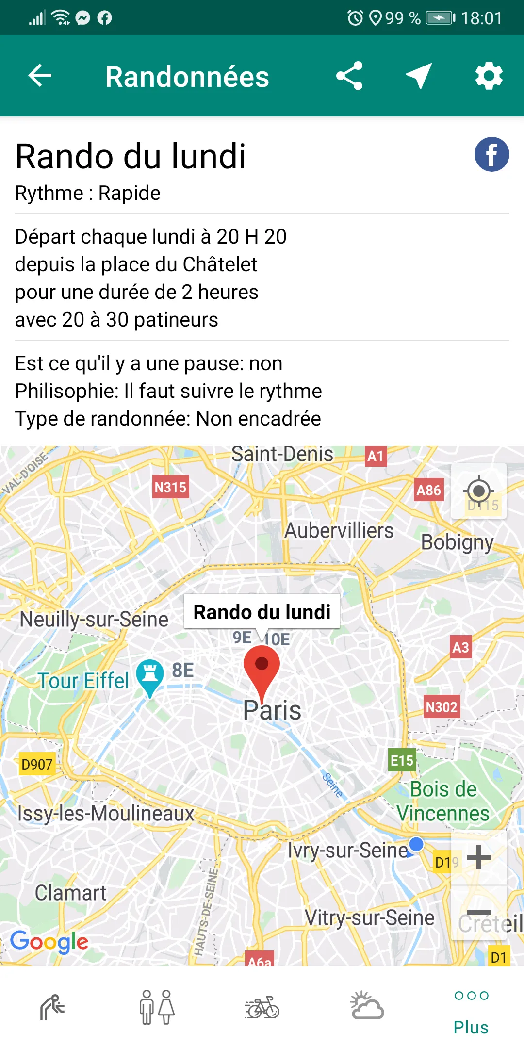 Roller à Paris | Indus Appstore | Screenshot