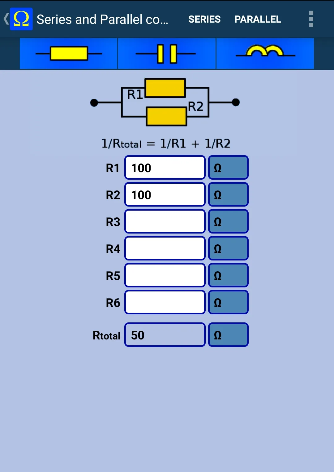 Ohm's Law Calculator | Indus Appstore | Screenshot