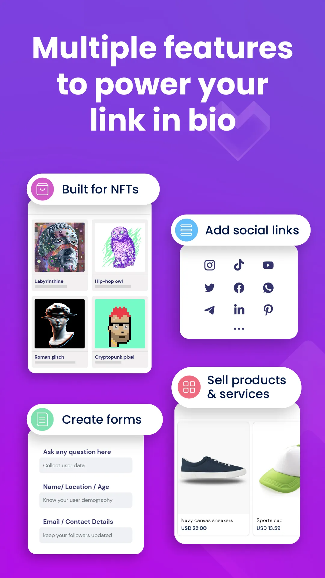 Mezink: Build link in bio tree | Indus Appstore | Screenshot