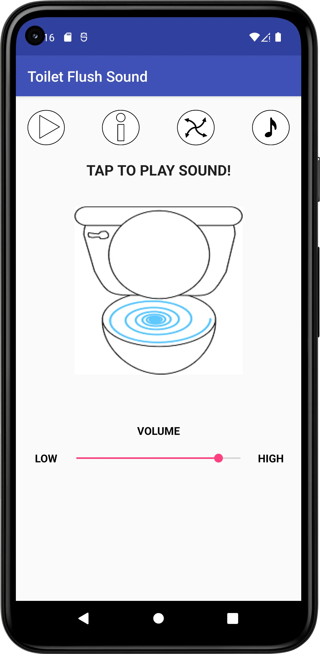 Toilet Flush Sound | Indus Appstore | Screenshot