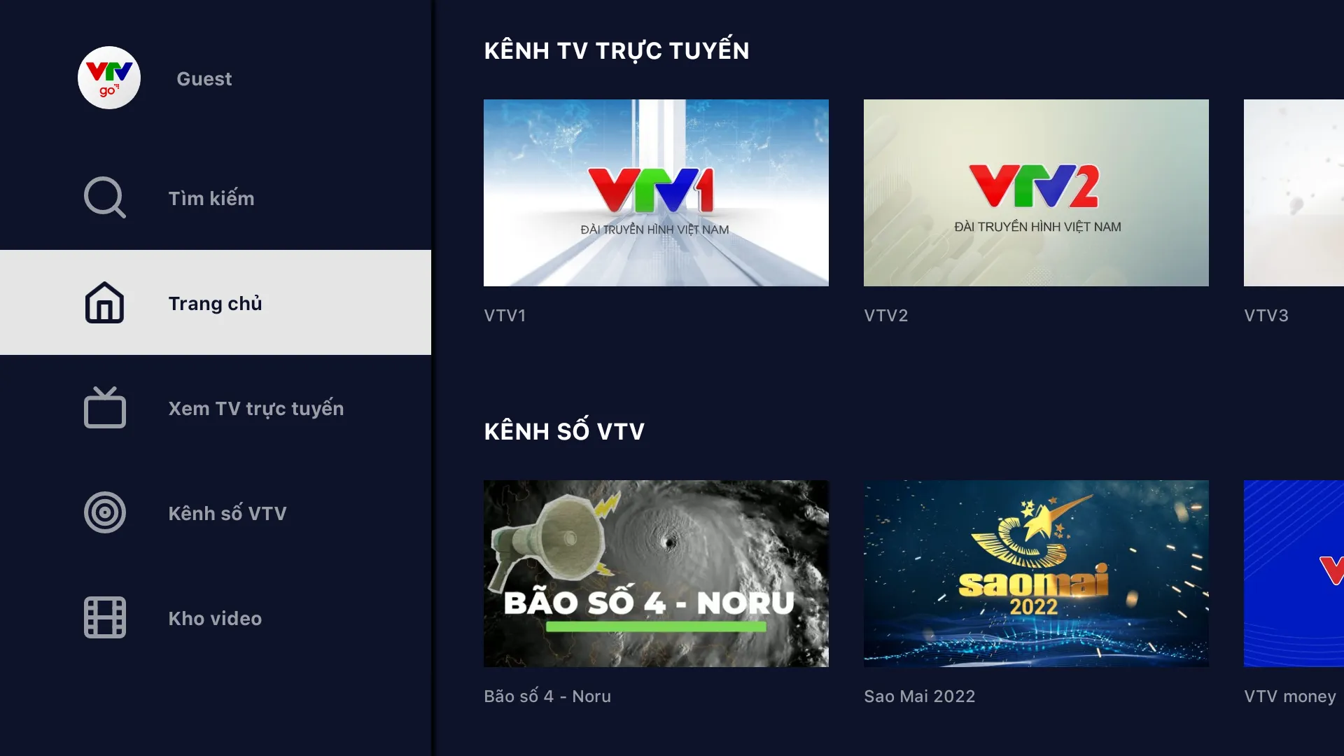 VTV Go for Smart TV | Indus Appstore | Screenshot