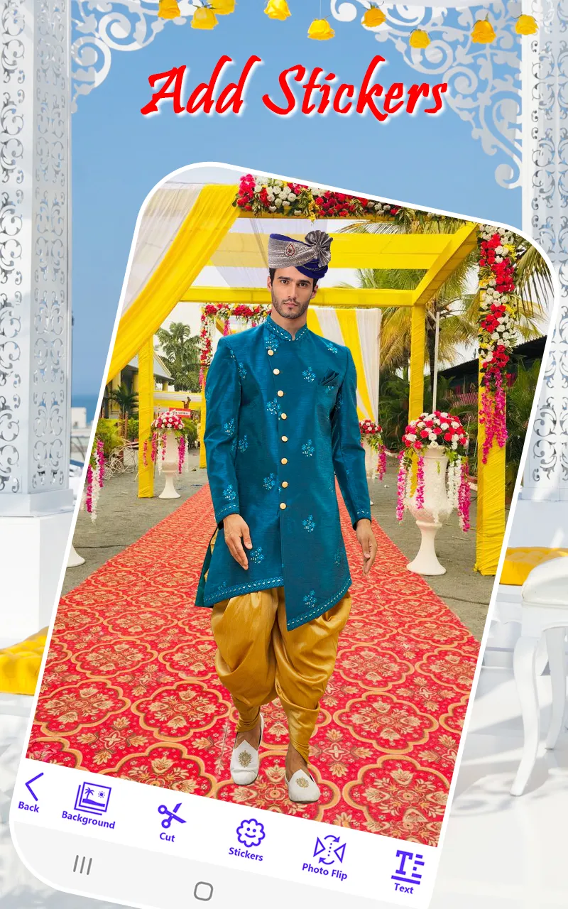 Men sherwani photo suit editor | Indus Appstore | Screenshot