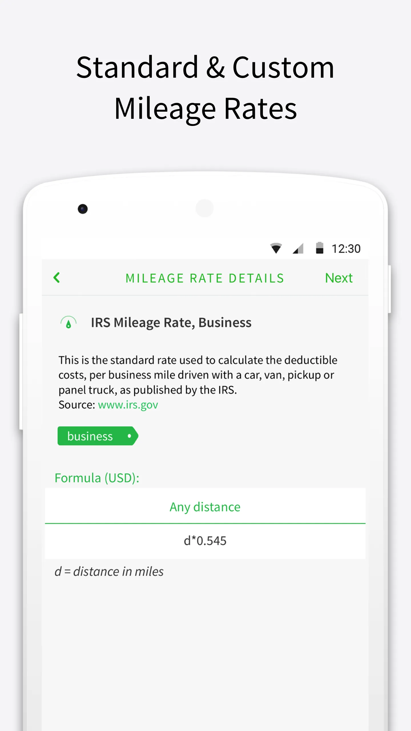 Mileage Tracker by Psngr | Indus Appstore | Screenshot