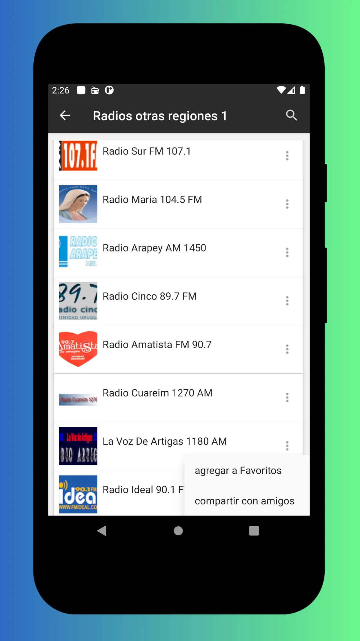 Radio Uruguay FM: Radio Online | Indus Appstore | Screenshot