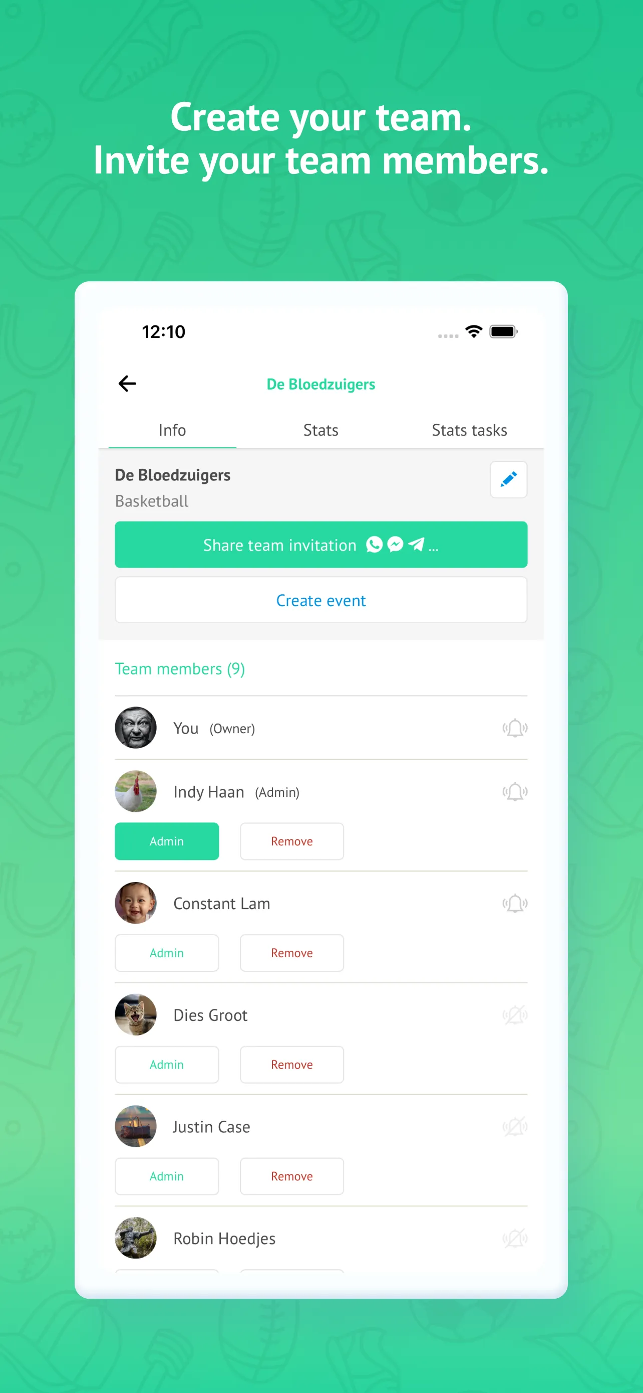 Teamy: app for sports teams | Indus Appstore | Screenshot