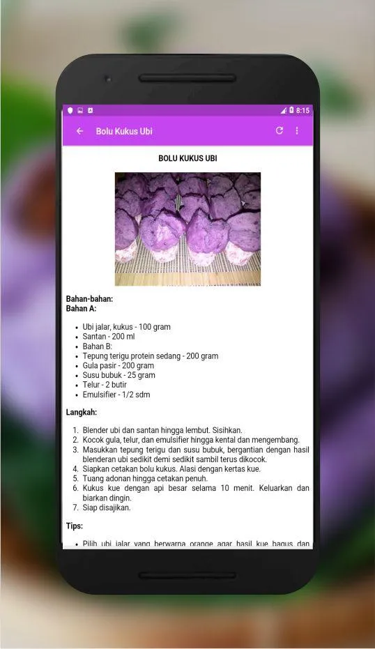 resep olahan ubi offline | Indus Appstore | Screenshot