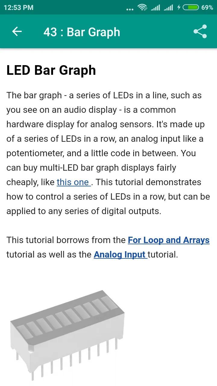 Arduino Tutorial | Indus Appstore | Screenshot