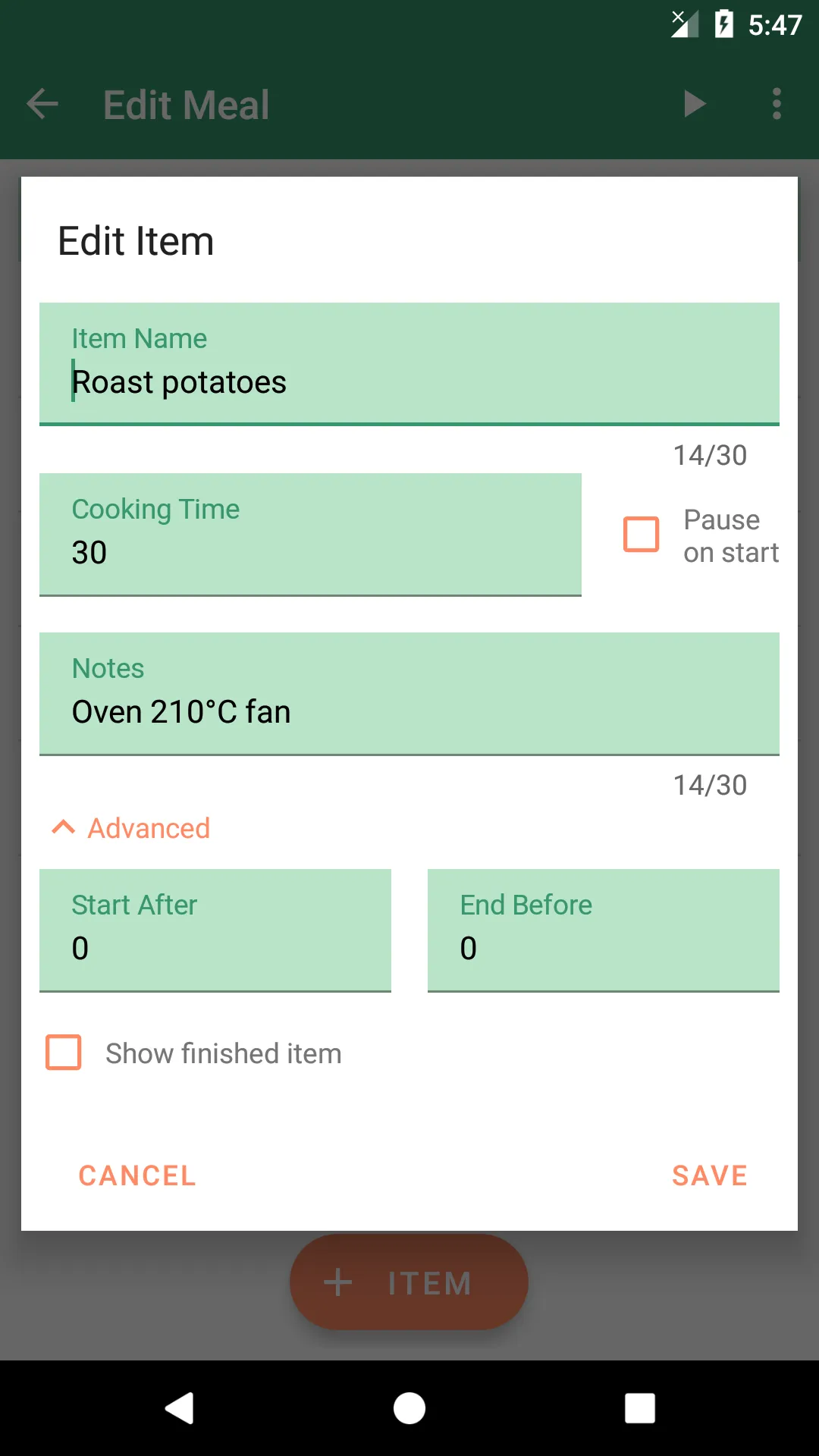 Cooking Timer: scheduler | Indus Appstore | Screenshot