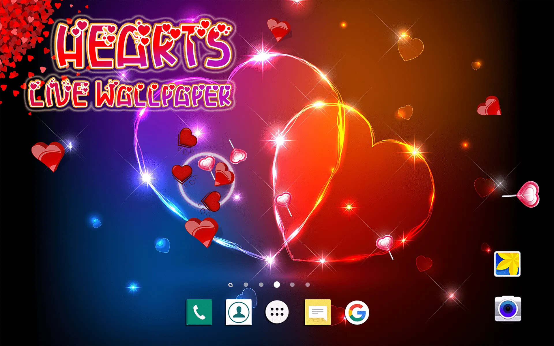 Heart Live Wallpaper | Indus Appstore | Screenshot