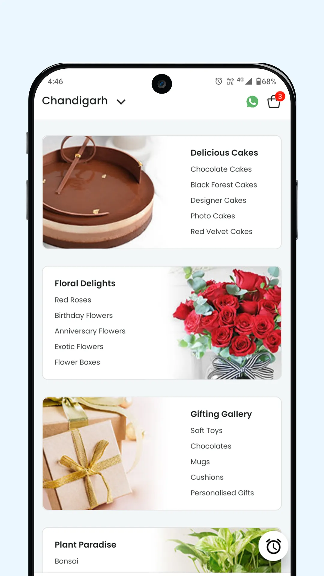 FlowerAura: Flowers Cake Gifts | Indus Appstore | Screenshot