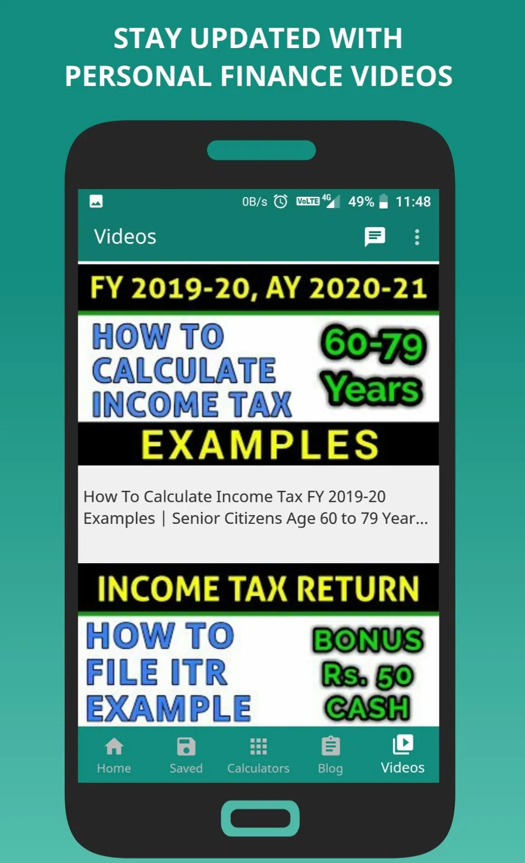 Income Tax Calculator-FinCalC | Indus Appstore | Screenshot