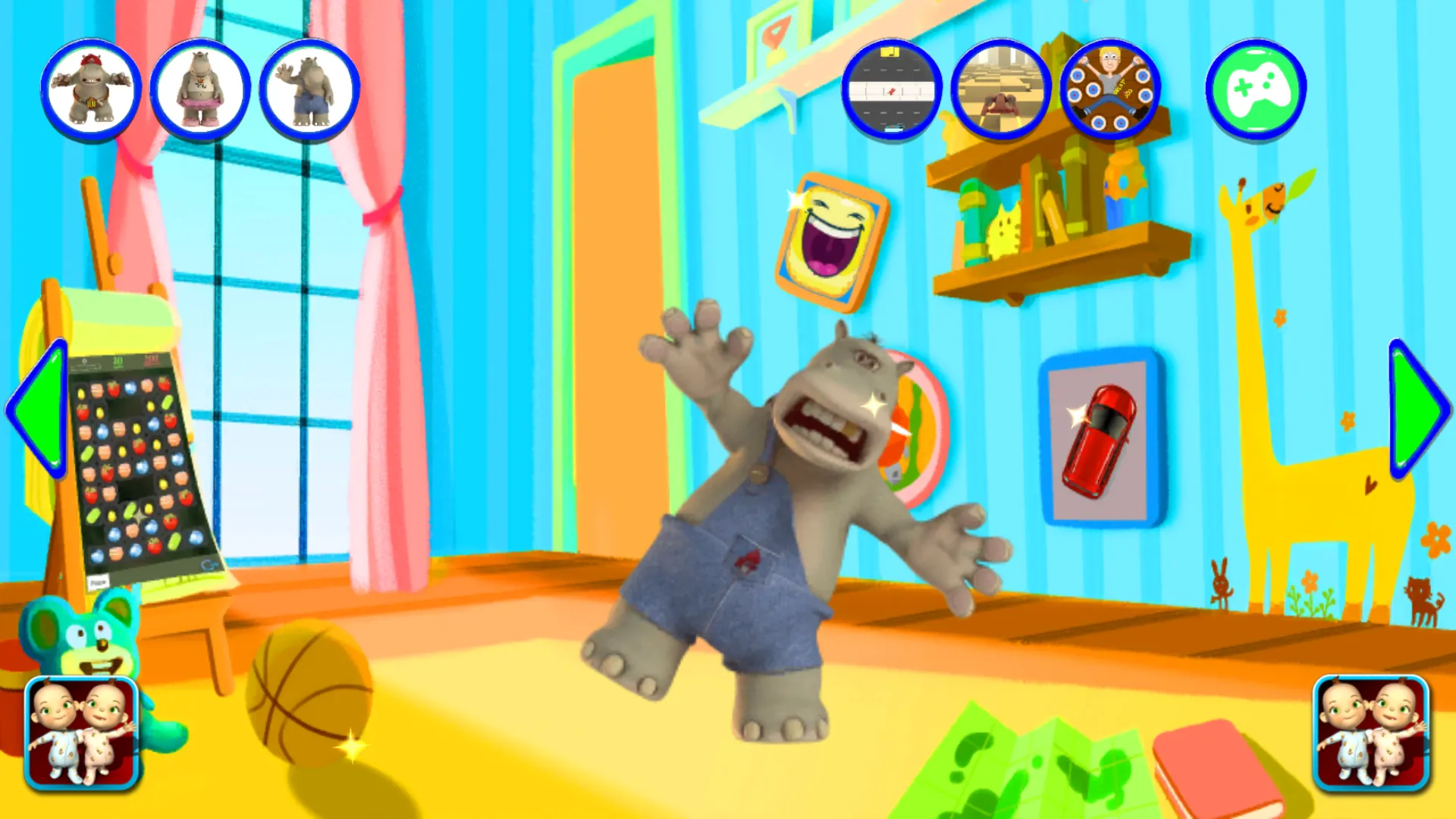 Talking Hippo Rock | Indus Appstore | Screenshot