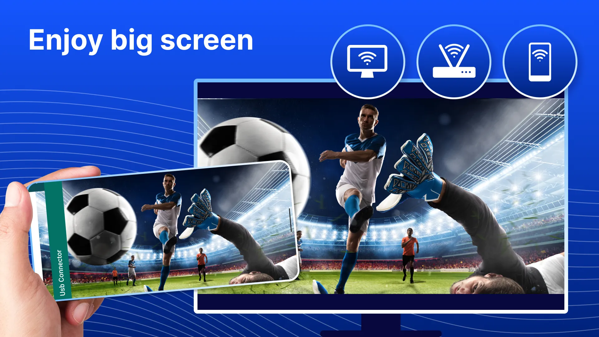 USB Screen Share - Phone to TV | Indus Appstore | Screenshot