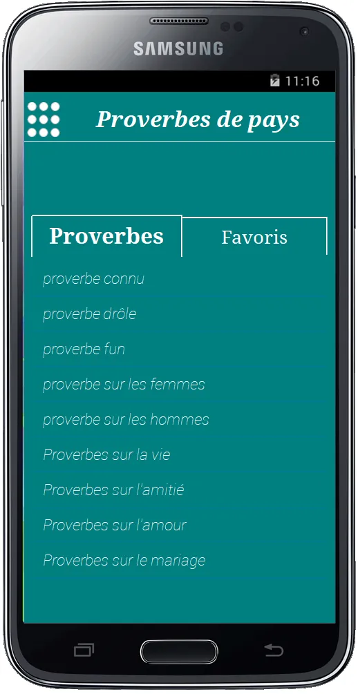 Proverbes de pays | Indus Appstore | Screenshot