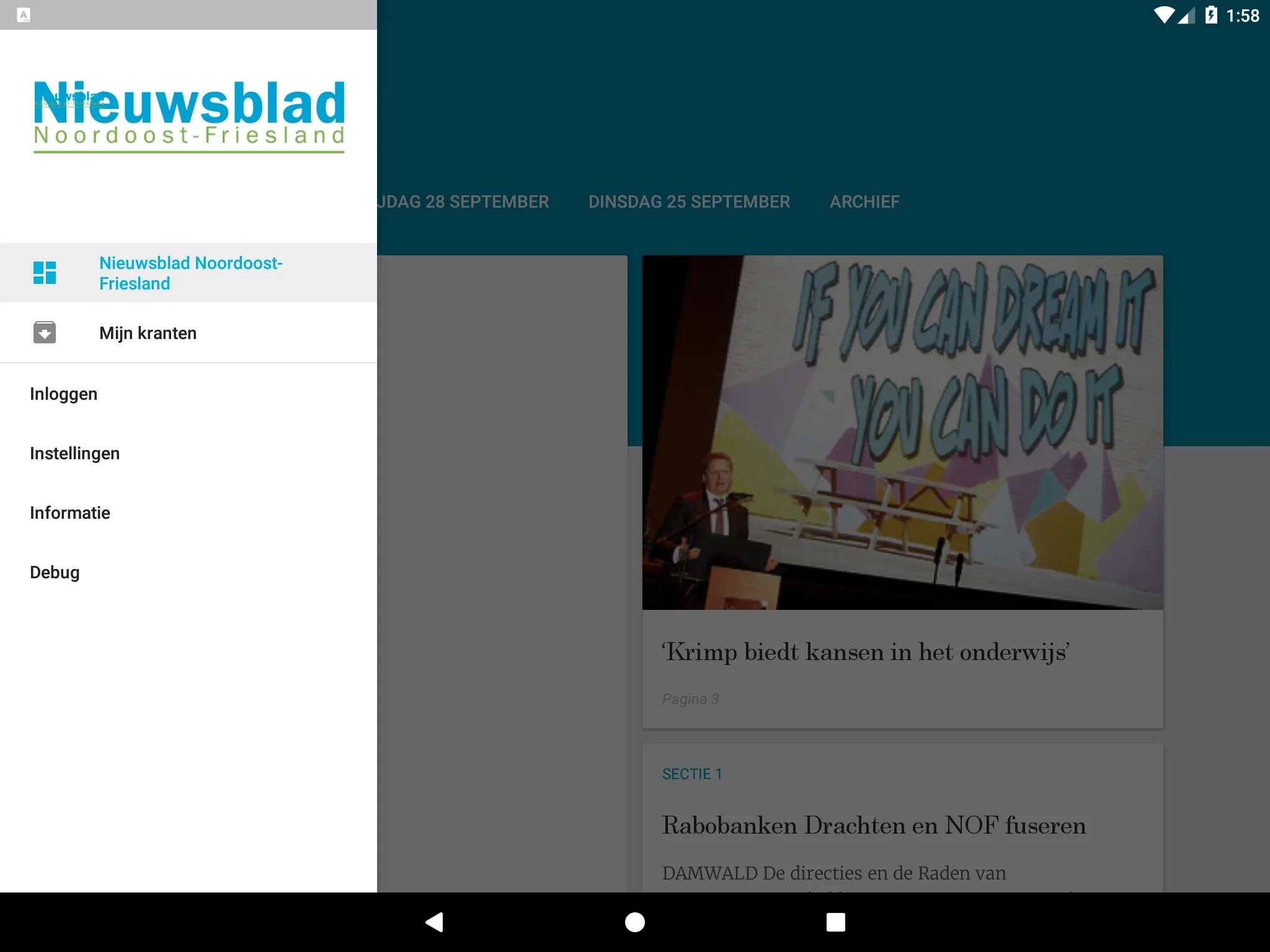 Nieuwsblad Noordoost Friesland | Indus Appstore | Screenshot