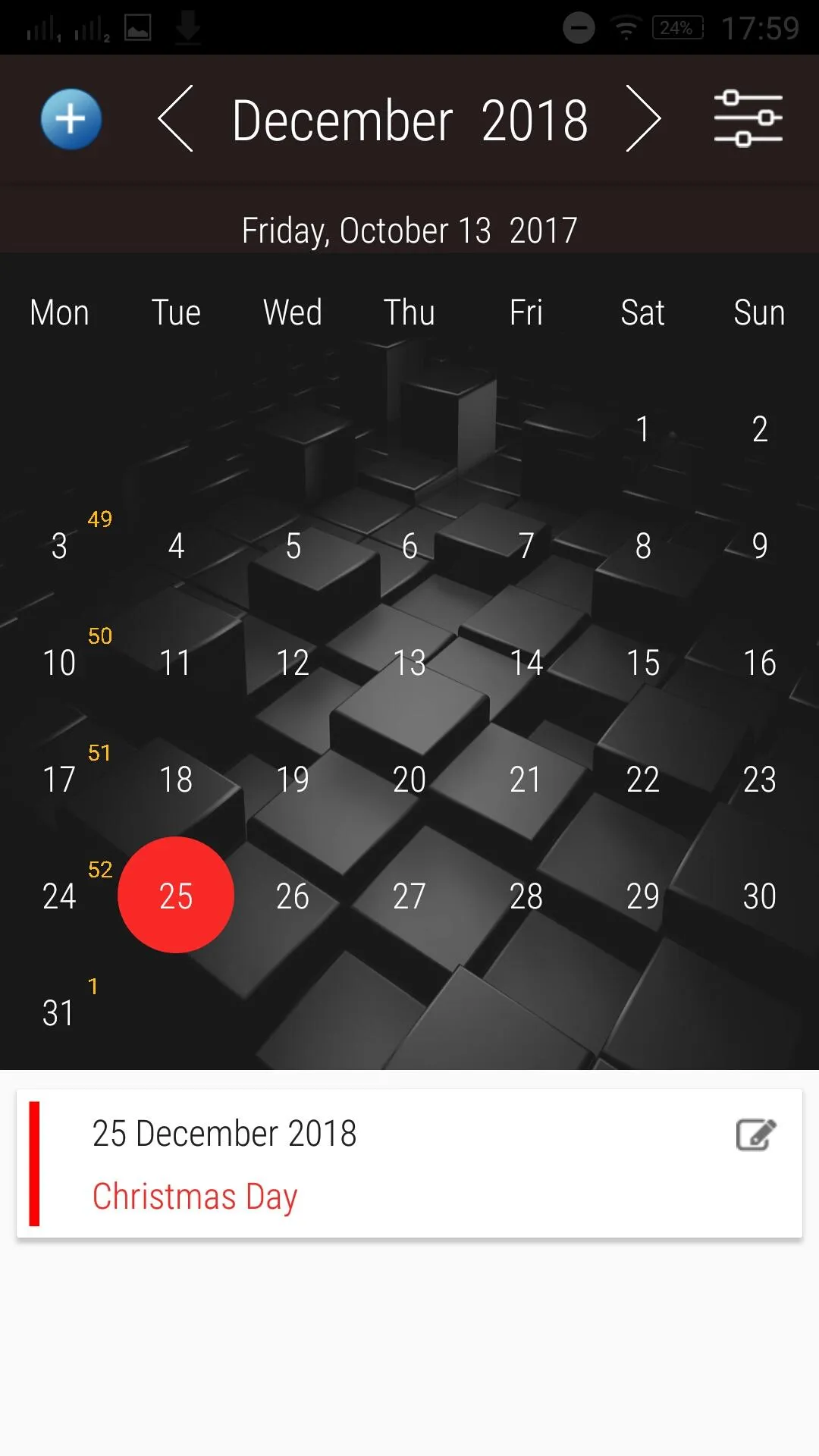 Singapore Calendar Holidays | Indus Appstore | Screenshot