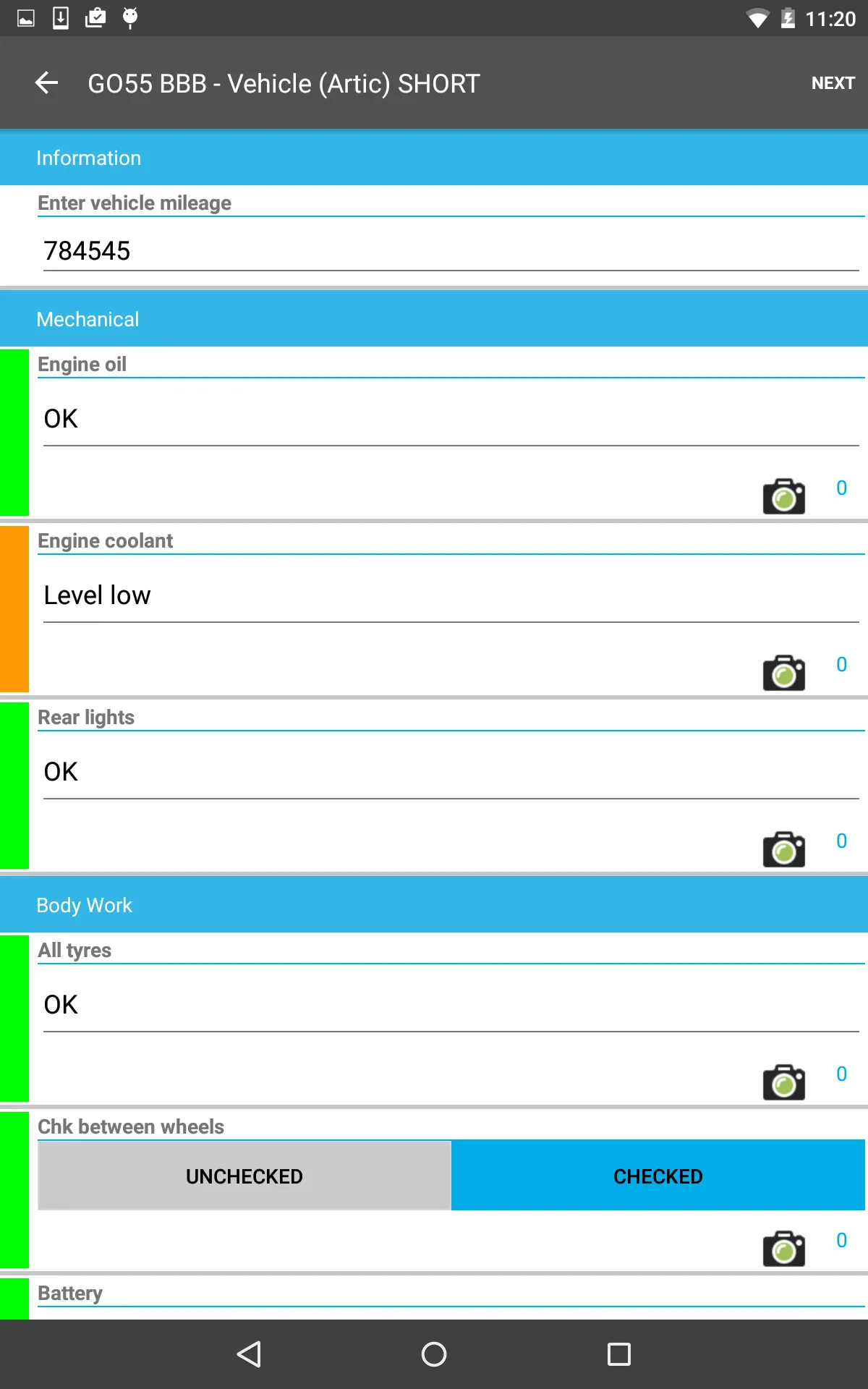 Mandata Vehicle Checks | Indus Appstore | Screenshot