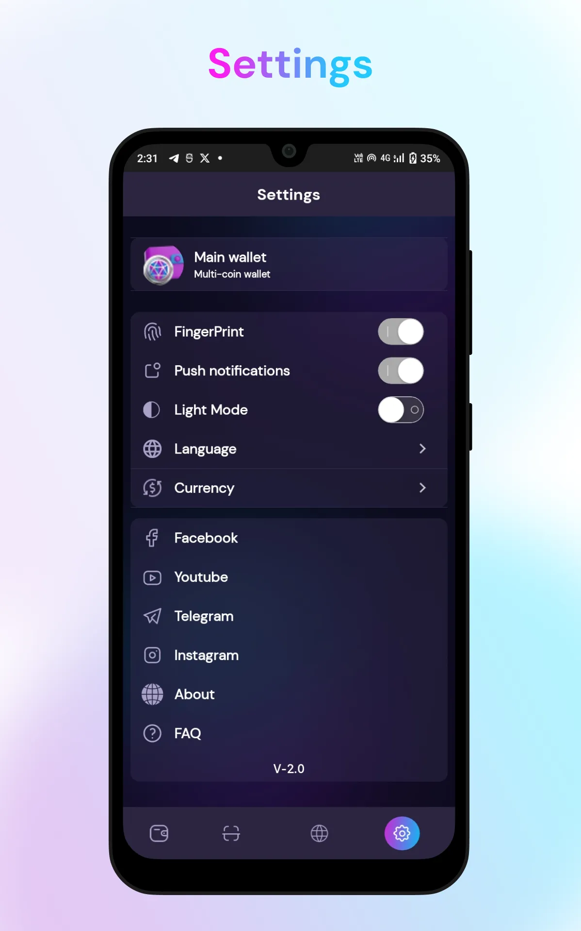 Metatron wallet | Indus Appstore | Screenshot