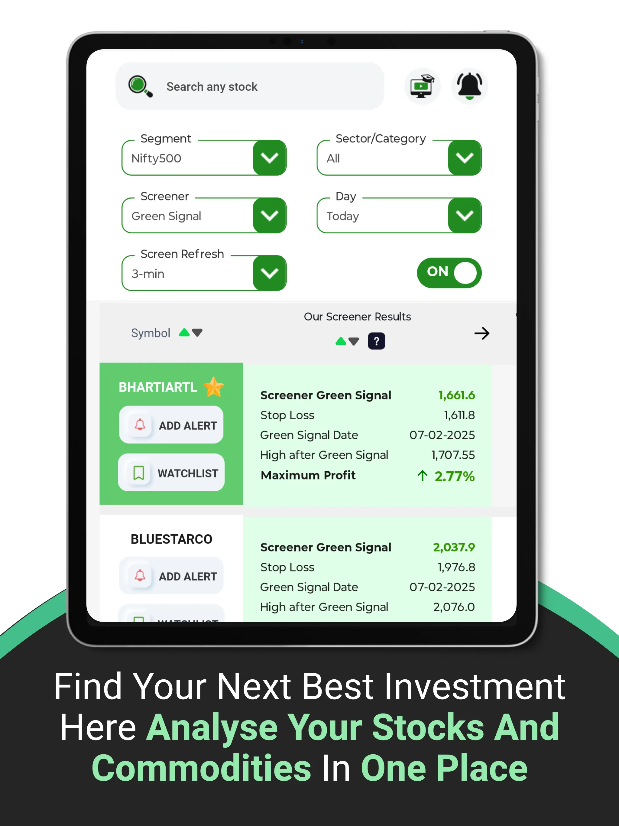 Stock Yaari: Screener & Alert | Indus Appstore | Screenshot