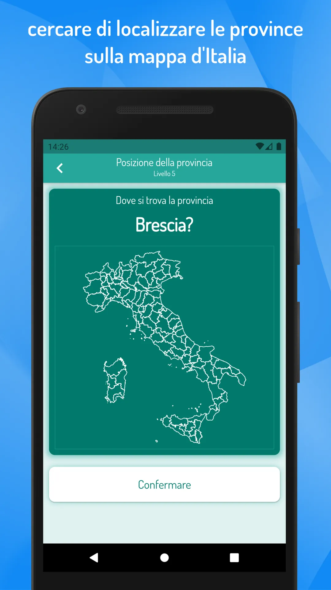 Provinces of Italy - Quiz | Indus Appstore | Screenshot