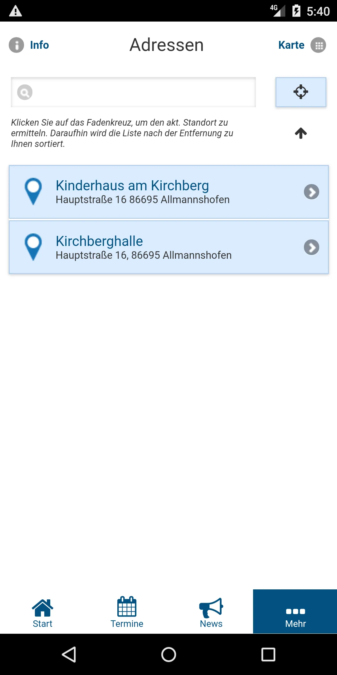 Gemeinde Allmannshofen App | Indus Appstore | Screenshot