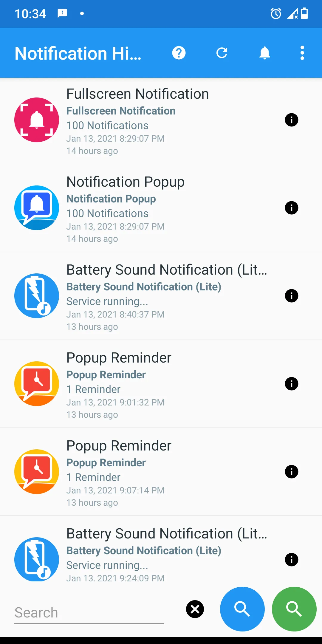 Notification History Log | Indus Appstore | Screenshot