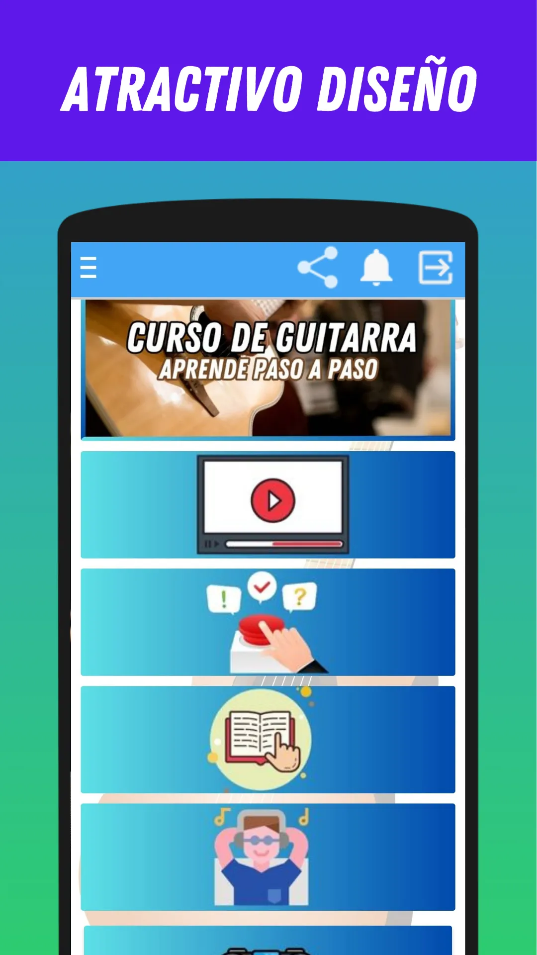 Curso de Guitarra Completo | Indus Appstore | Screenshot