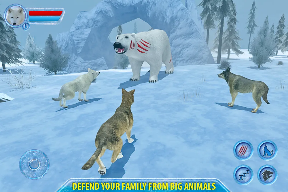 Arctic Wolf Sim 3D | Indus Appstore | Screenshot