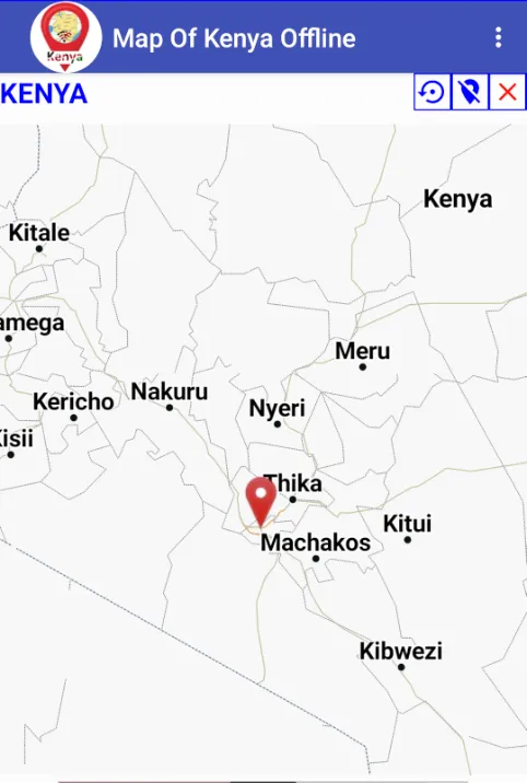 Map Of Kenya Offline | Indus Appstore | Screenshot