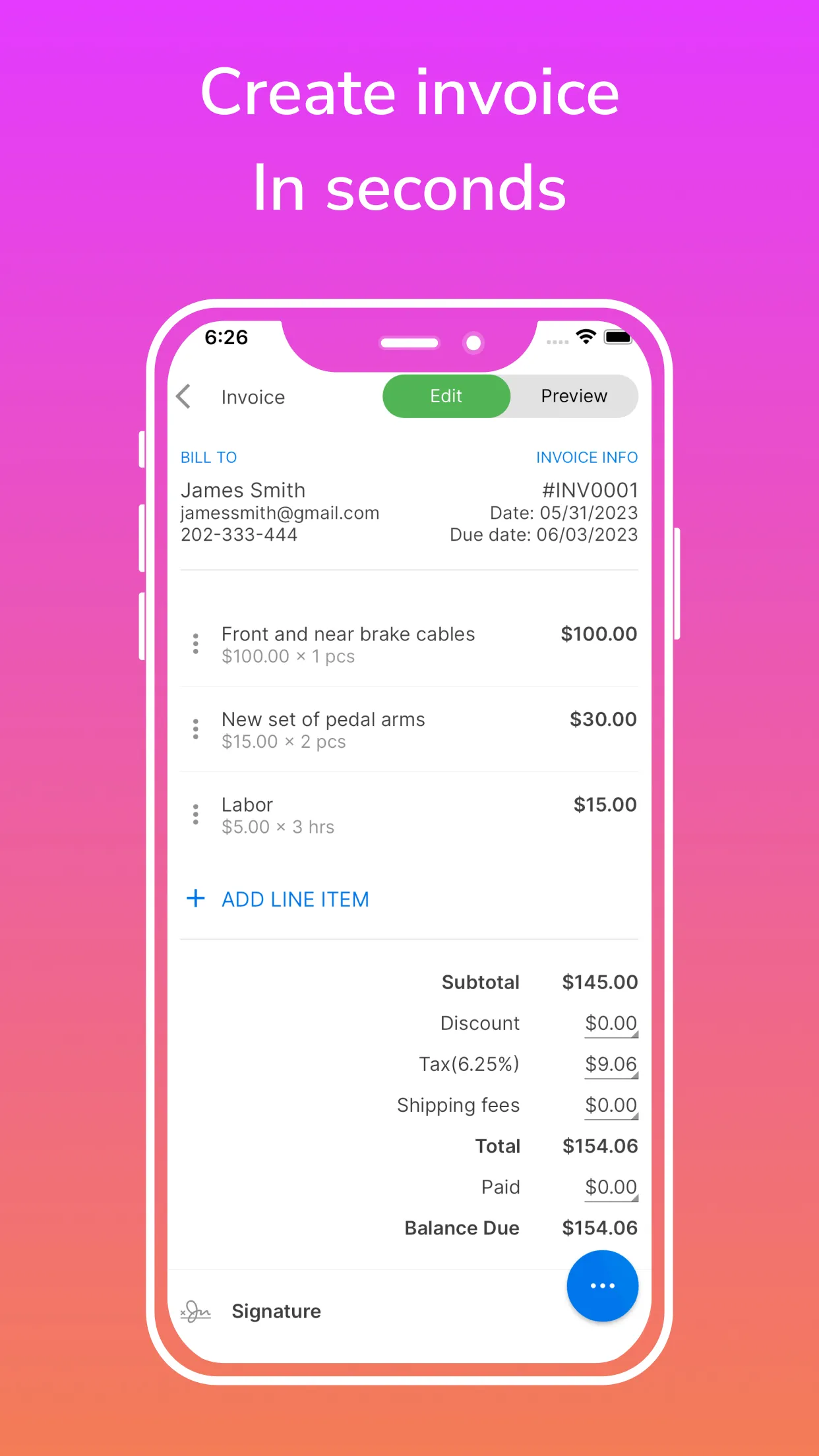 Invoice Maker - Simple Invoice | Indus Appstore | Screenshot