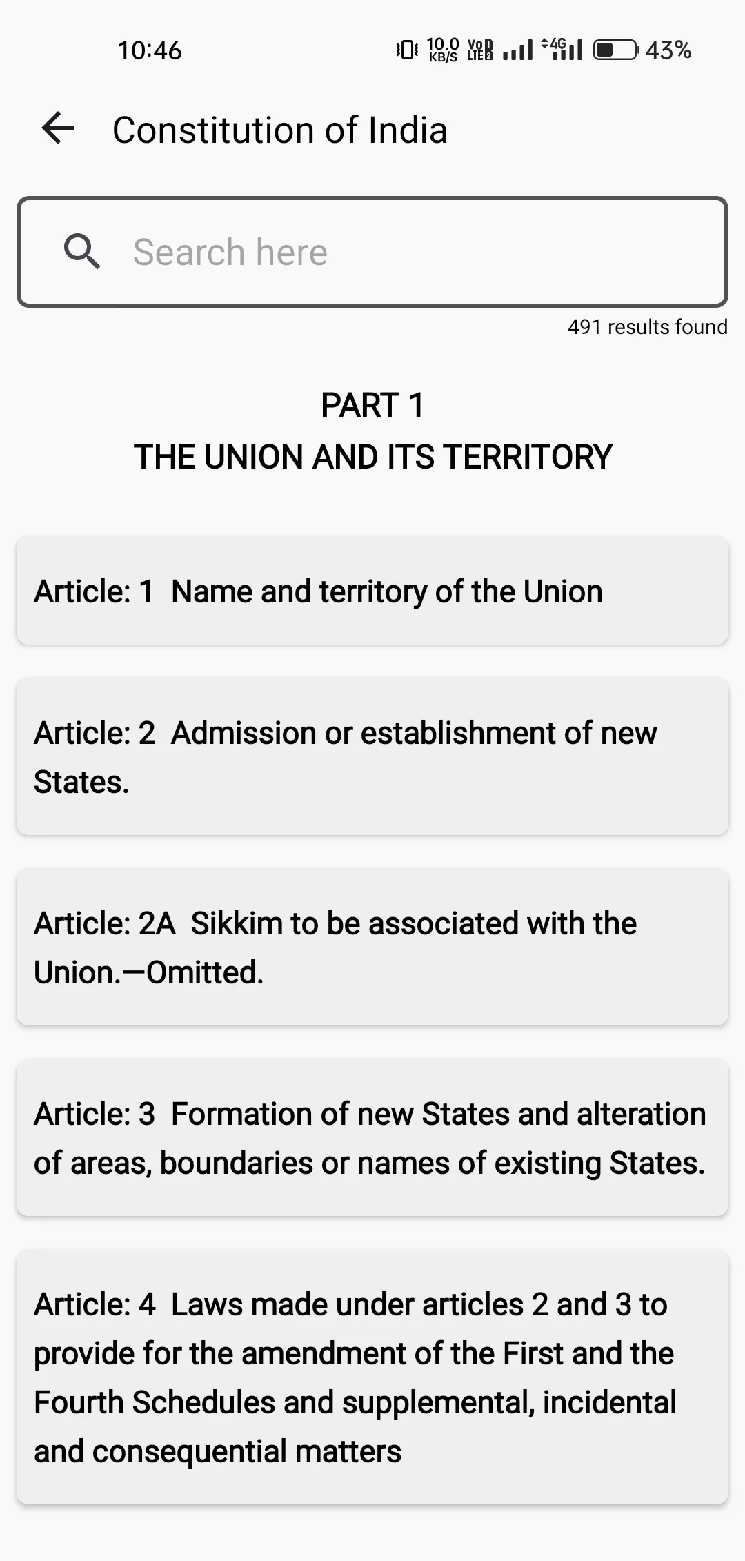 Constitution Guru: Law & Act | Indus Appstore | Screenshot