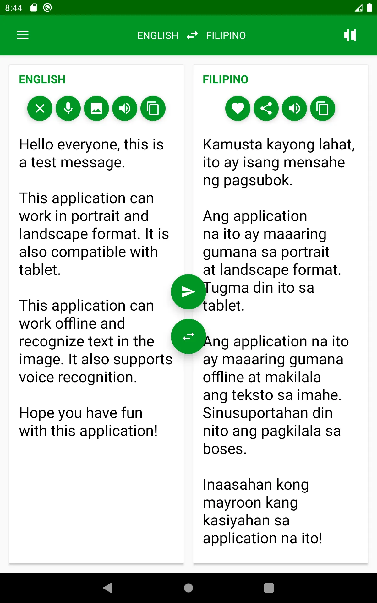 Filipino - English Translator | Indus Appstore | Screenshot