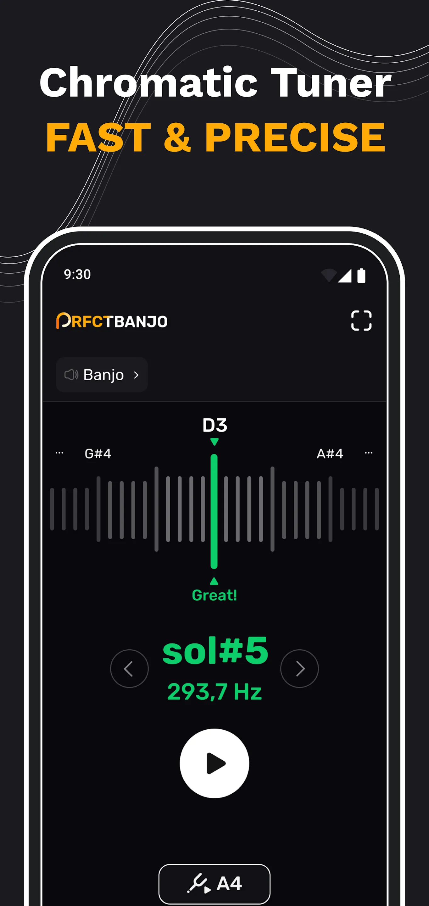 Perfect Banjo Tuner | Indus Appstore | Screenshot