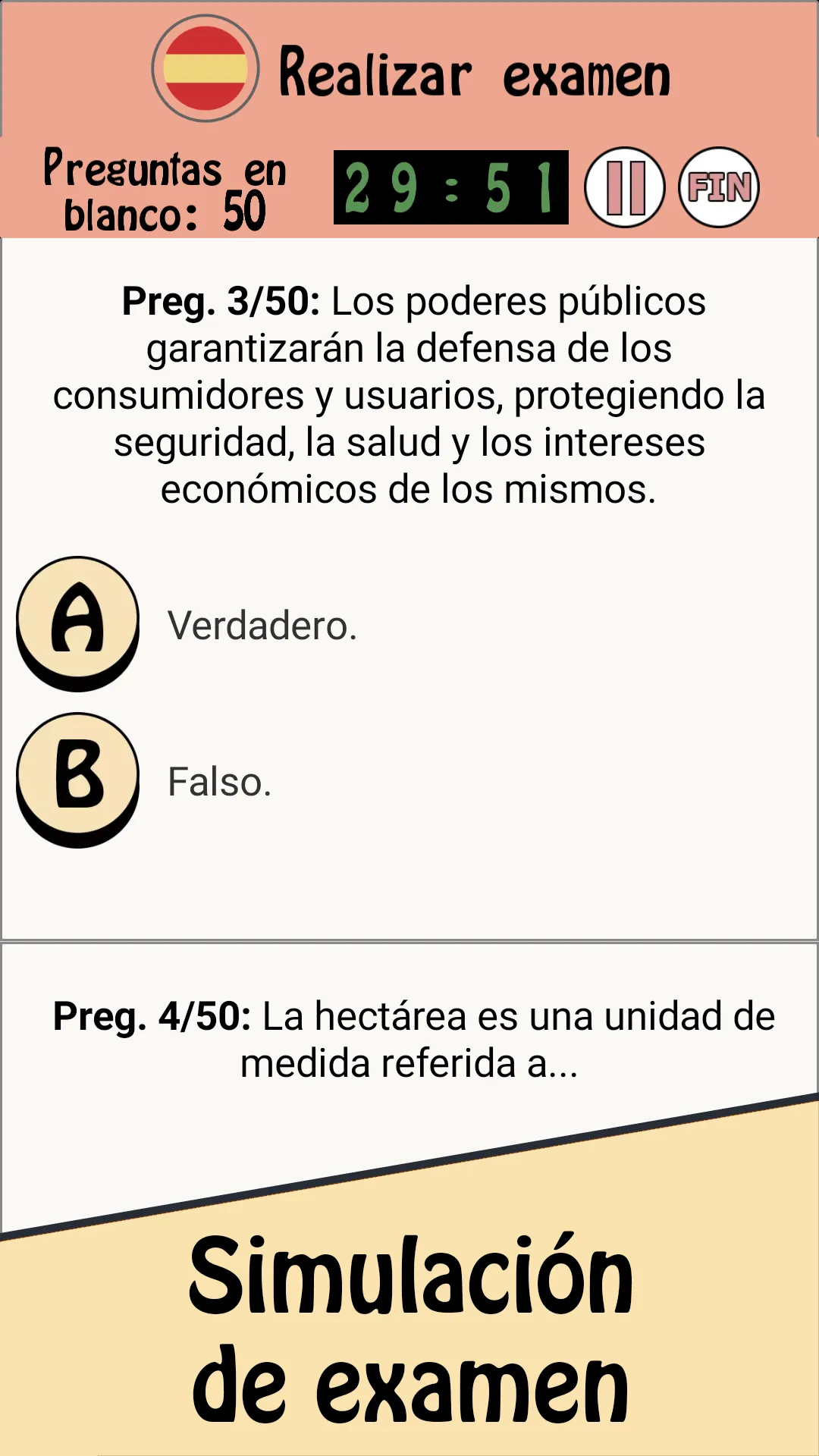 Examen nacionalidad española | Indus Appstore | Screenshot