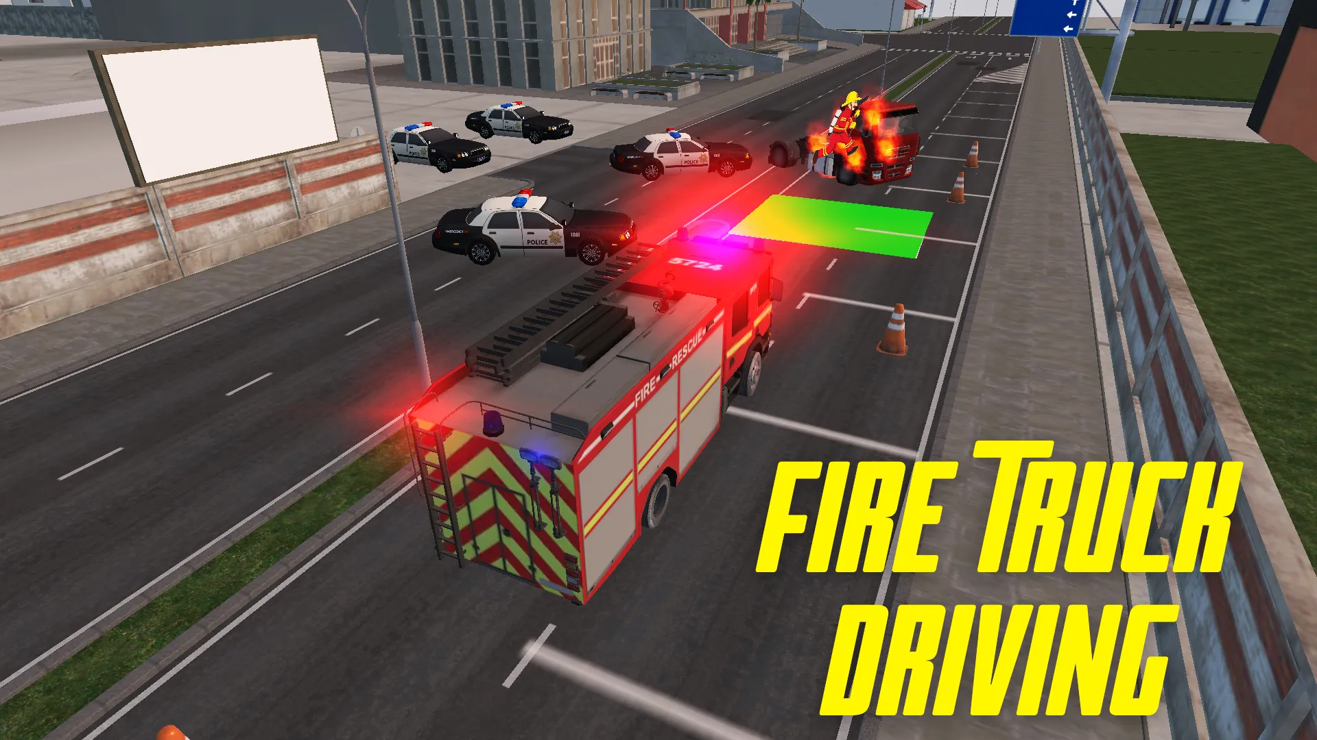 Fire Truck Driving Simulator | Indus Appstore | Screenshot