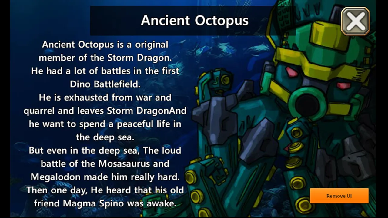 Ancient Octopus - Dino Robot | Indus Appstore | Screenshot