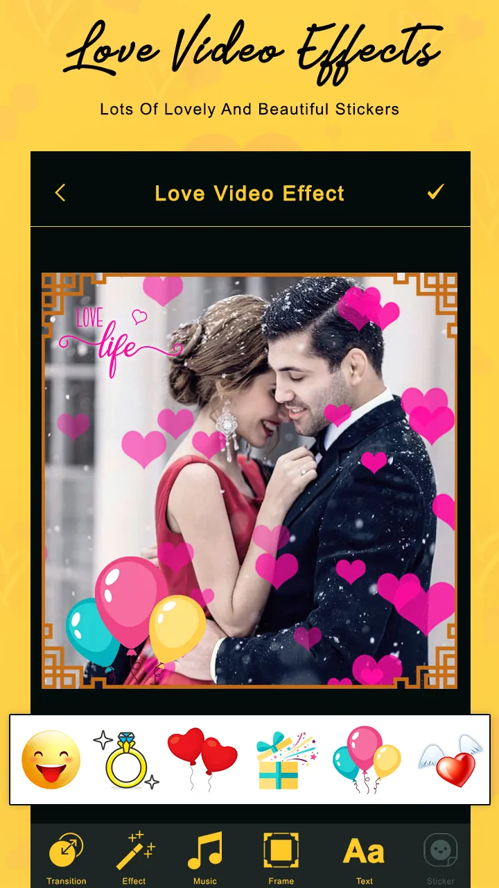 Love Photo Video Effects Maker | Indus Appstore | Screenshot
